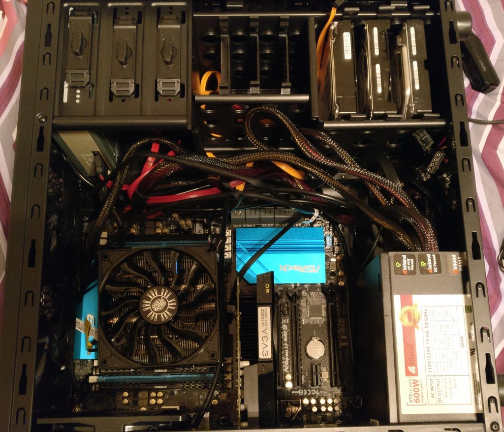 Salacia, the new computer I built in the past week