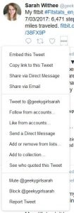 Triple-dot menu on a tweet (for multple accounts)